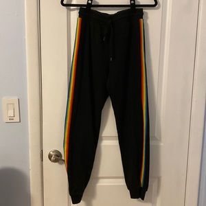 Rainbow Striped Sweatpants
